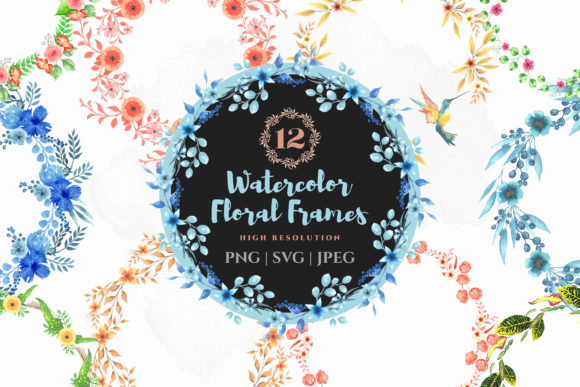 Discover the Beauty of Watercolor Floral Wreath SVG for Your Creative Projects