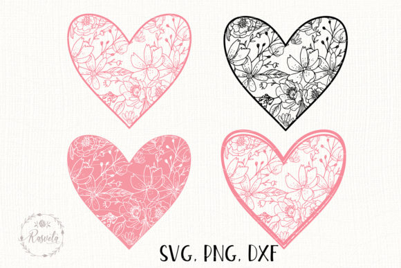 Discover the Versatility of Heart with a Floral Pattern 2