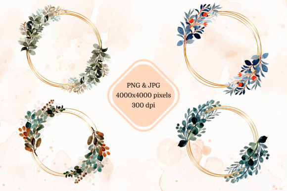 Enhancing Your Creative Projects with Digital Clipart Floral Watercolor Part17