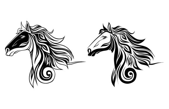 Exploring the Beauty and Versatility of Horse in Floral Ornament Illustrations