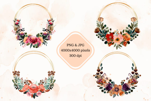 Exploring the Versatility of Digital Clipart Floral Watercolor Part16