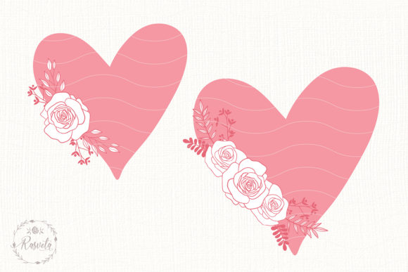 Heart with a Floral Pattern 9: A Versatile Design