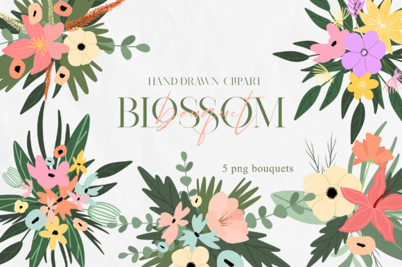 Unleash Creativity with Floral Bouquet Clipart: A Versatile Design Solution
