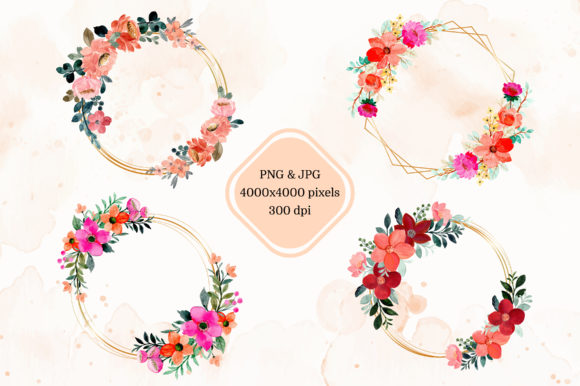 Unleashing Creativity with Digital Clipart Floral Watercolor Part15
