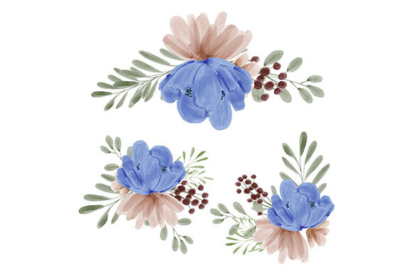 Watercolor Floral Arrangement Collection: A Versatile and Elegant Design Solution