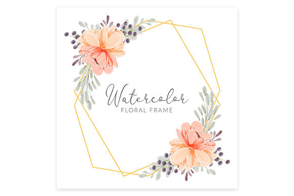 Watercolor Peony Floral Frame Border: A Versatile and Elegant Design Solution